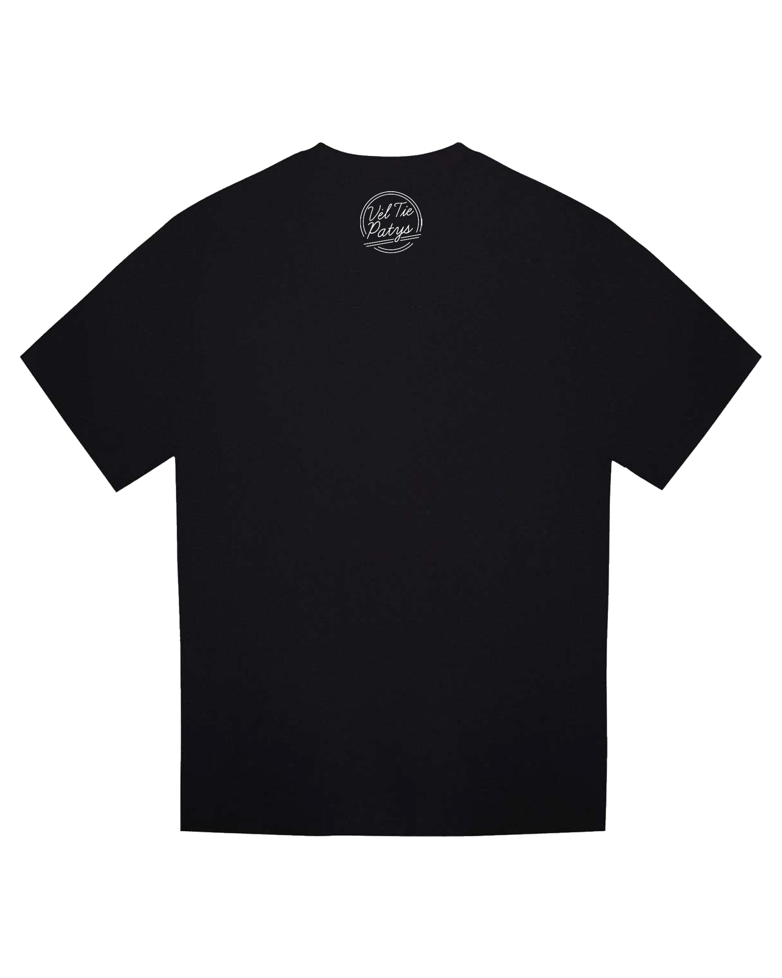 Juodi oversize marškinėliai <br/> "Man nuobodu ir valgyt noriu" - Image 2