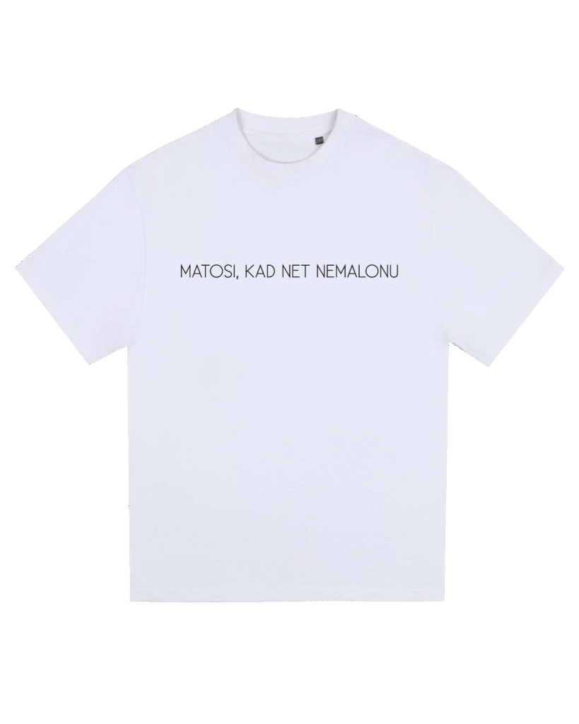 Oversize marškinėliai  <br/> "Matosi, kad net nemalonu"